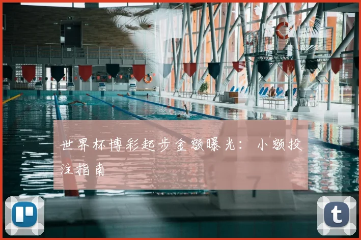 世界杯博彩起步金额曝光:小额投注指南